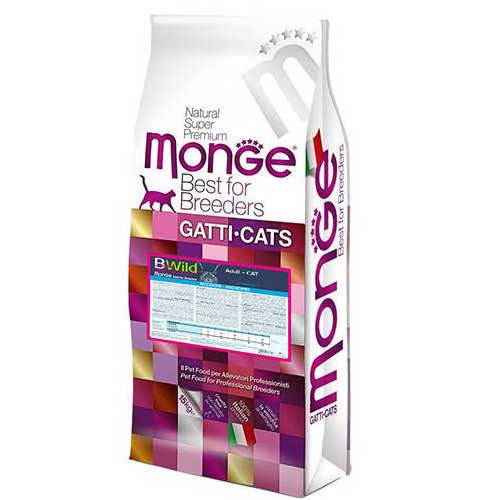 MONGE CAT BWILD ANCHOVIES sausā barība kaķiem Anšovi 10kg