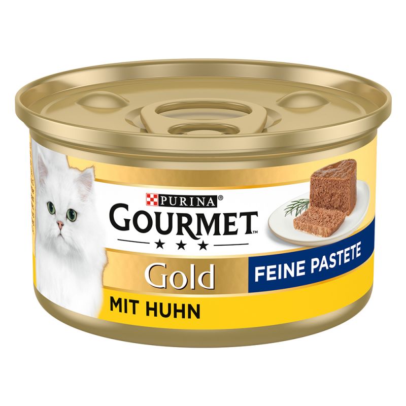 GOURMET GOLD PATE CHICKEN kaķu konservi pastēte Vista 85g