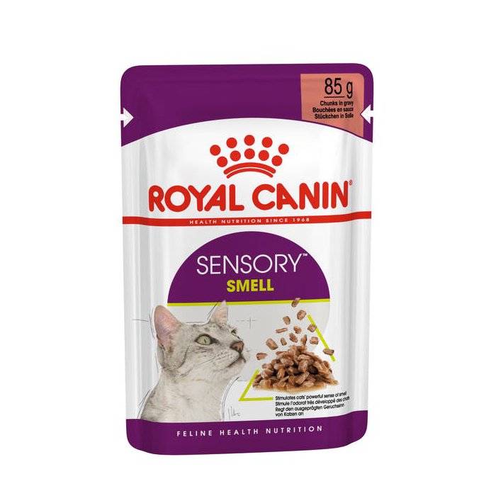 ROYAL CANIN FHN SENSORY SMELL GRAVY kaķu konservi mērcē 85g