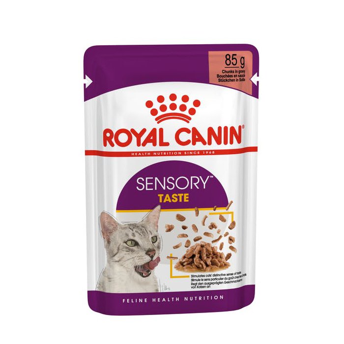 ROYAL CANIN FHN SENSORY TASTE IN GRAVY kaķu konservi mērcē 85g
