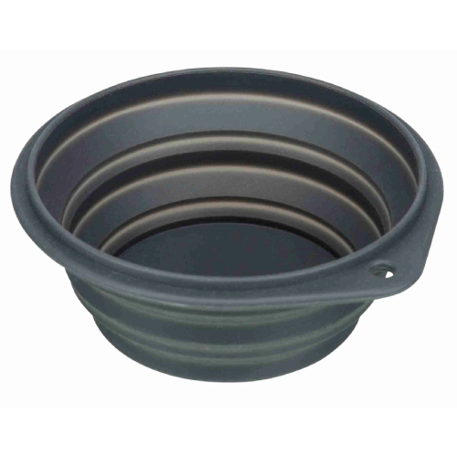 Trixie Ceļojumu saliekama bļoda no silikona suņiem, kaķiem ø14cm 500ml