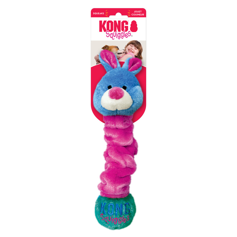 KONG Squiggles rotaļlieta suņiem S 23cm 1gb