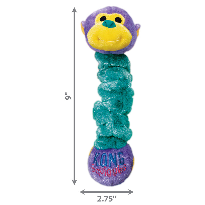 KONG Squiggles rotaļlieta suņiem S 23cm 1gb