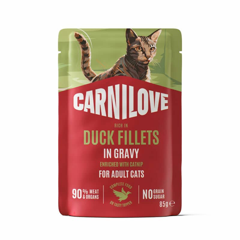 Carnilove Duck & Catnip konservi kaķiem ar pīli mērcē 85 g