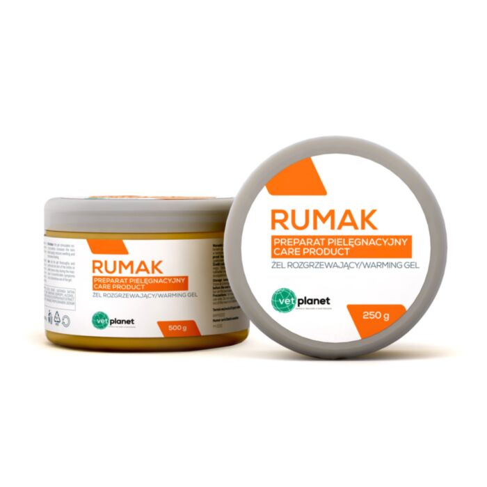 RUMAK zirgu gēls sildošs tūskas mazināšanai 250g