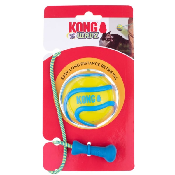 KONG Wavz Bunjiball rotaļlieta suņiem izturīga L 9cm