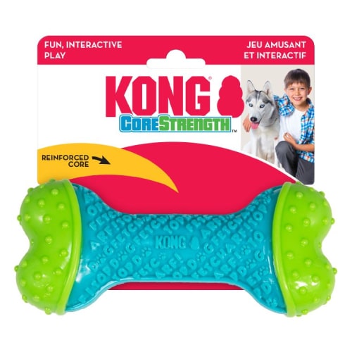 KONG Corestrength Bone rotaļlieta suņiem izturīga S/M 14cm