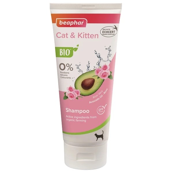 BEAPHAR BIO CAT SHAMPOO šampūns kaķiem, kaķēniem 200ml