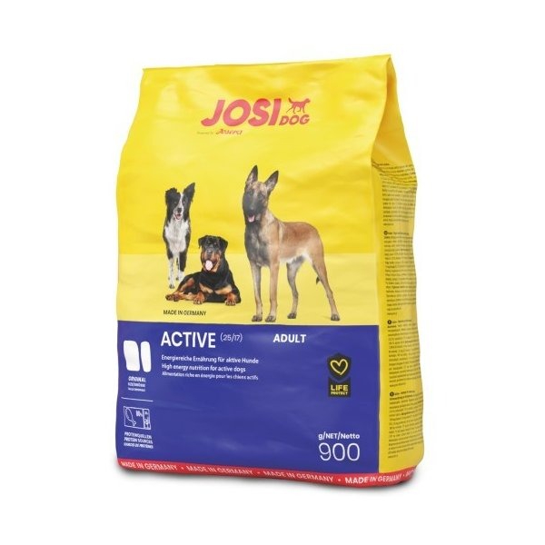 Josera JosiDog Active sausā suņu barība aktīviem suņiem 900 g