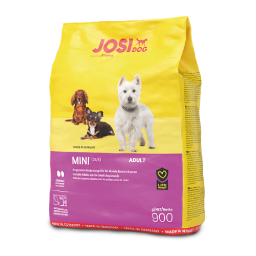 Josera JosiDog Mini sausā suņu barība pieaugušiem suņiem mazajām šķirnēm 900 g