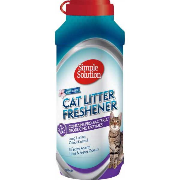 Simple Solution Freshener smaku absorbents kaķu pakaišiem granulas 600 g