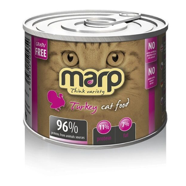 MARP CAT VARIETY TURKEY konservi kaķiem Tītars 200g
