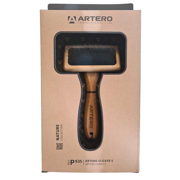 ARTERO NATURE pavilnas ķemme suņiem, kaķiem SLICKER S 9x5 cm