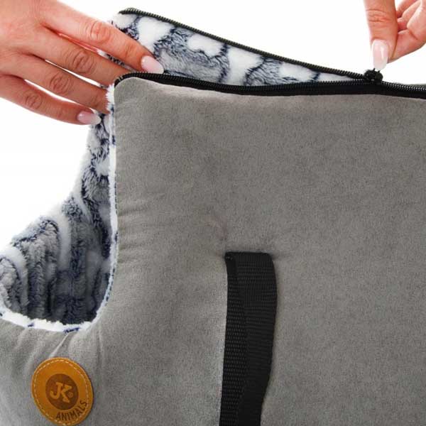 JK Polar Grey soma suņu pārvadāšanai M 30x31x50cm