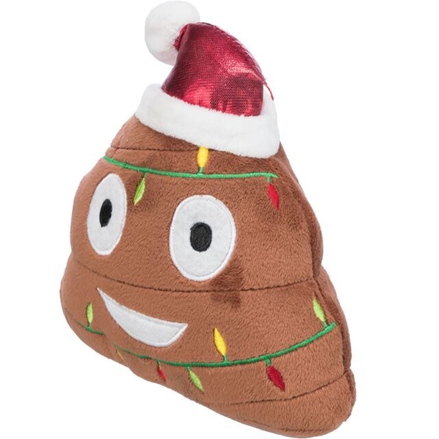 Trixie suņu rotaļlieta plīša ar pīkstuli Xmas Emotion 17cm