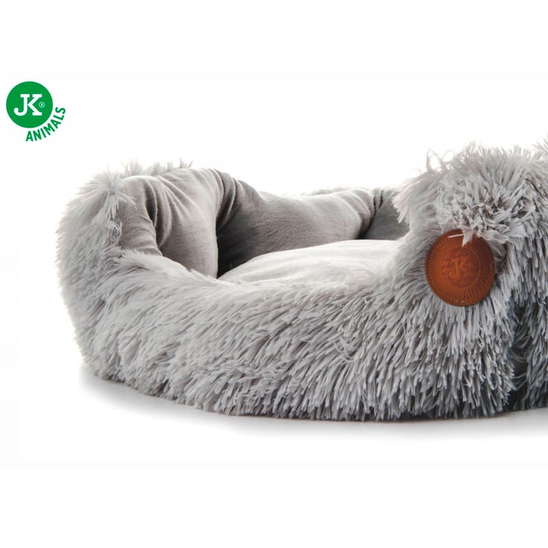 JK guļvieta suņiem, kaķiem YETI GREY L 61x61x17 cm