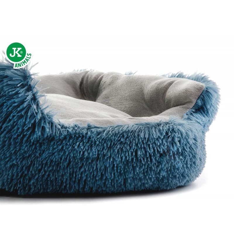 JK guļvieta suņiem, kaķiem YETI BLUE L 61x61x17 cm