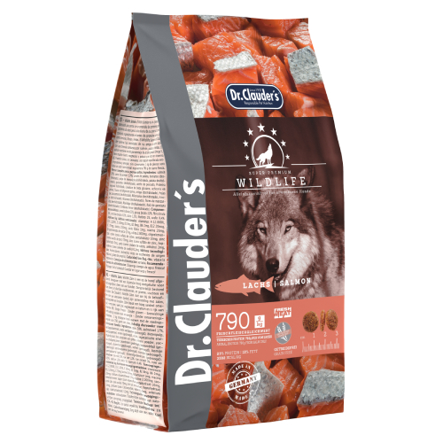 Dr.Clauders Dog Wildlife Salmon sausā suņu barība Lasis 2kg
