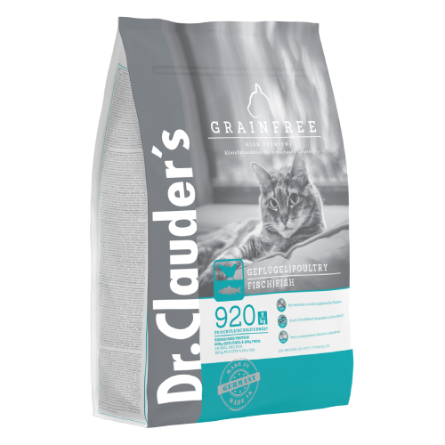 Dr.Clauders Cat Grainfree bezgraudu sausā barība kaķiem Mājputni 10kg