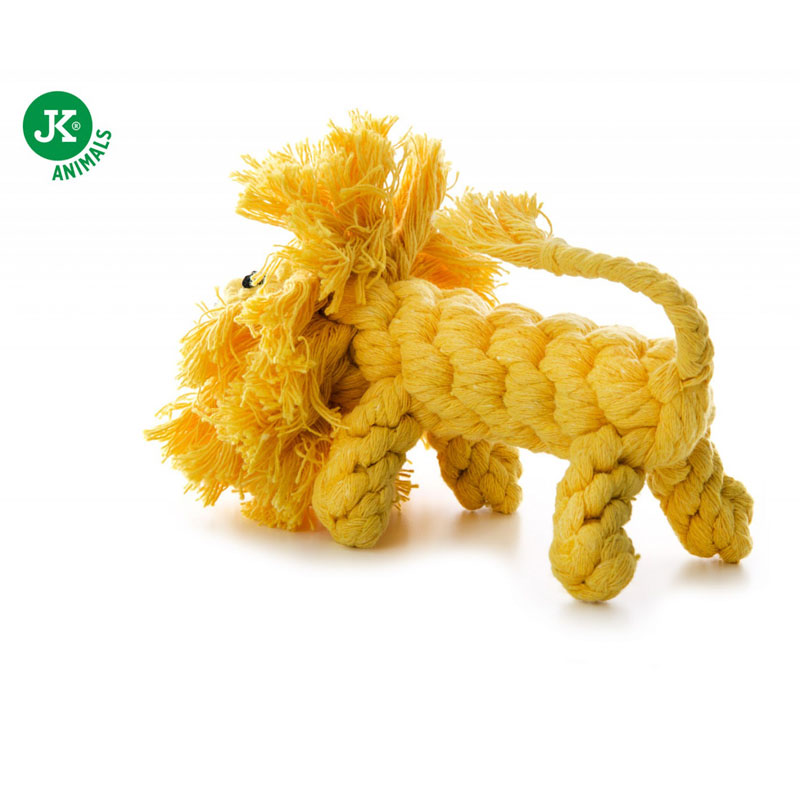 JK suņu rotaļlieta no virves Lion 20cm