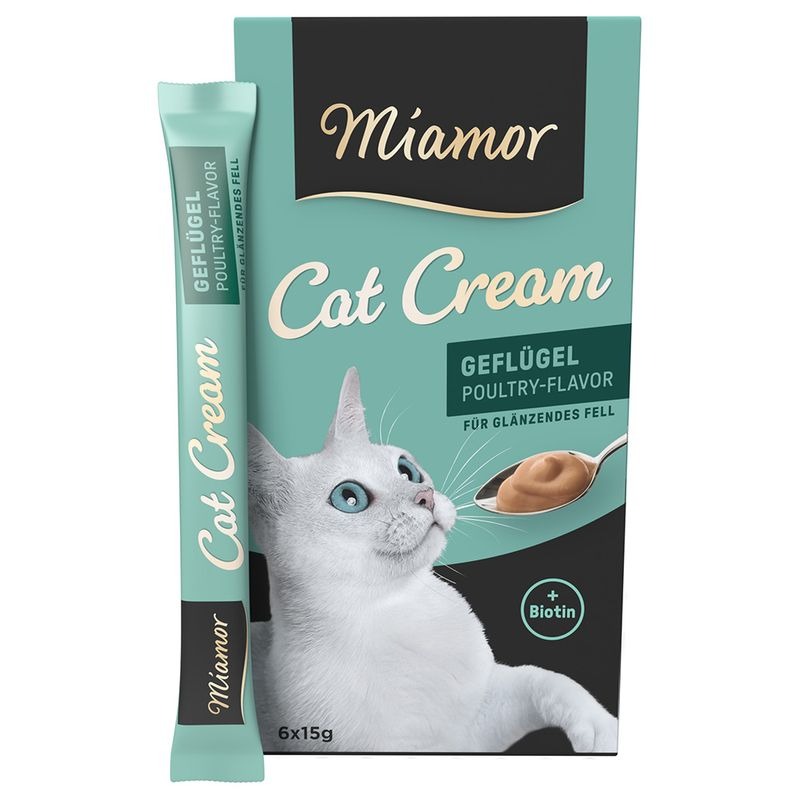 Miamor Cream Chicken kaķu gardums krēms kaķiem ar vistu 15 g N6