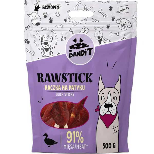 MR.BANDIT DUCK RAWSTICKS gardums suņiem Pīles nūjiņas 500g