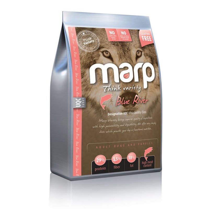 MARP DOG THINK VARIETY BLUE RIVER sausā barība suņiem Lasis 2kg