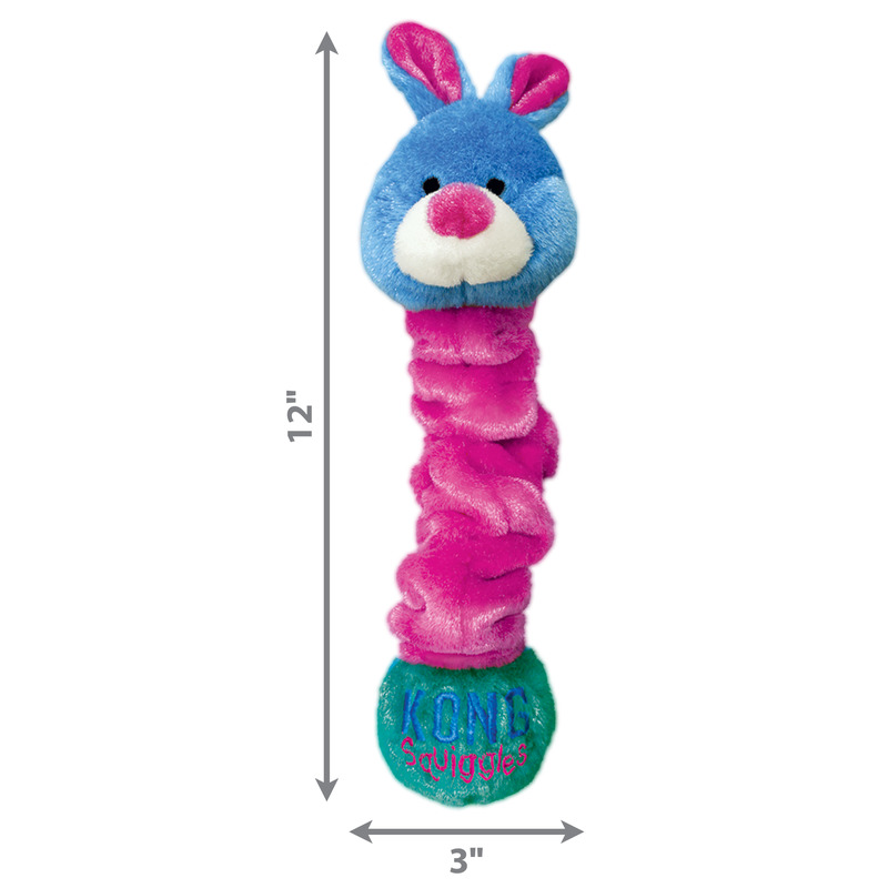 KONG SQUIGGLES rotaļlieta suņiem M 30cm 1gb