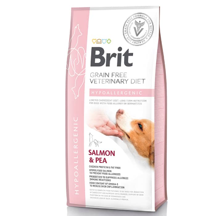 Brit Veterinary Diet Hypoallergenic veterinārā suņu barība alerģijām 12 kg