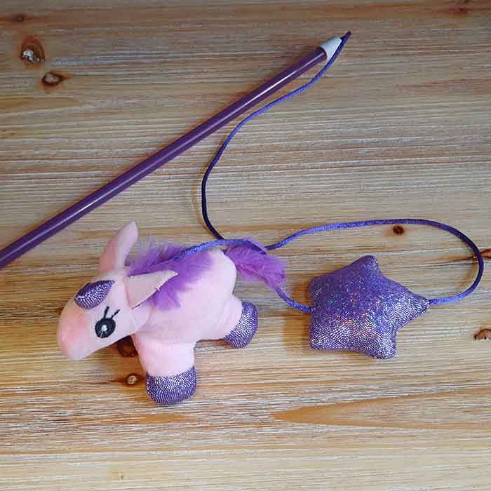 Camon Rotaļlieta kaķiem Makšķere ar mantiņu Unicorn 45cm