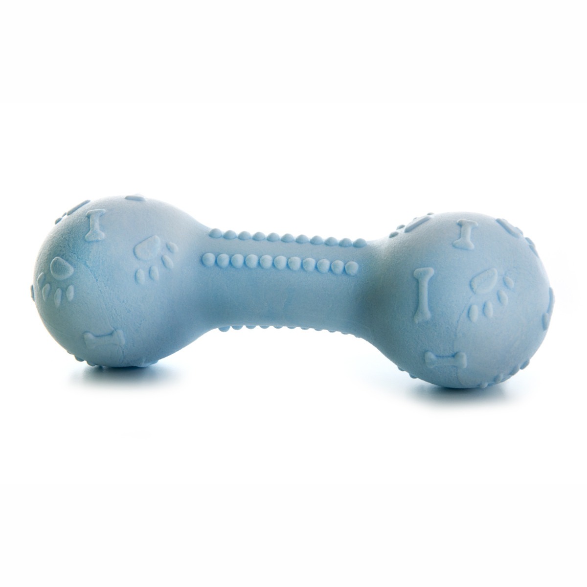 JK suņu rotaļlieta bumba TPR HANTELE BLUE 12cm