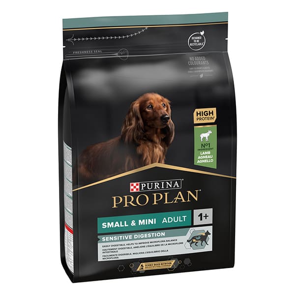 Pro Plan Small Mini Sensitive Digestion suņu barība jutīgai gremošanai ar jēru 3 kg