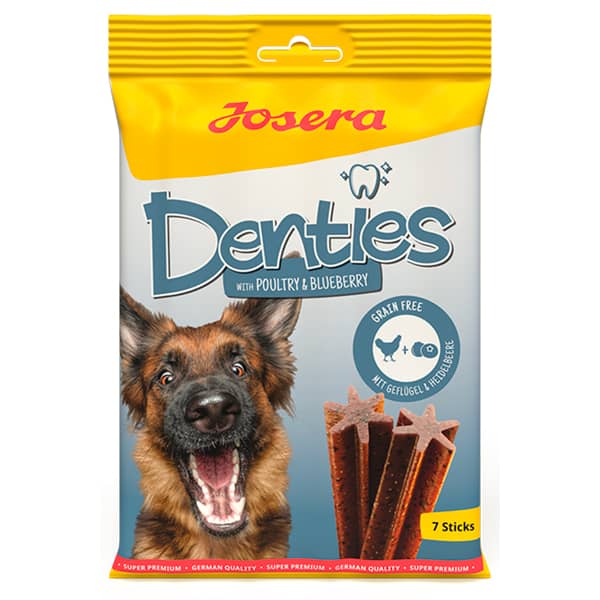 Josera Denties Chicken kārumi suņiem zobu kopšanai ar vistu un mellenēm 180 g N7
