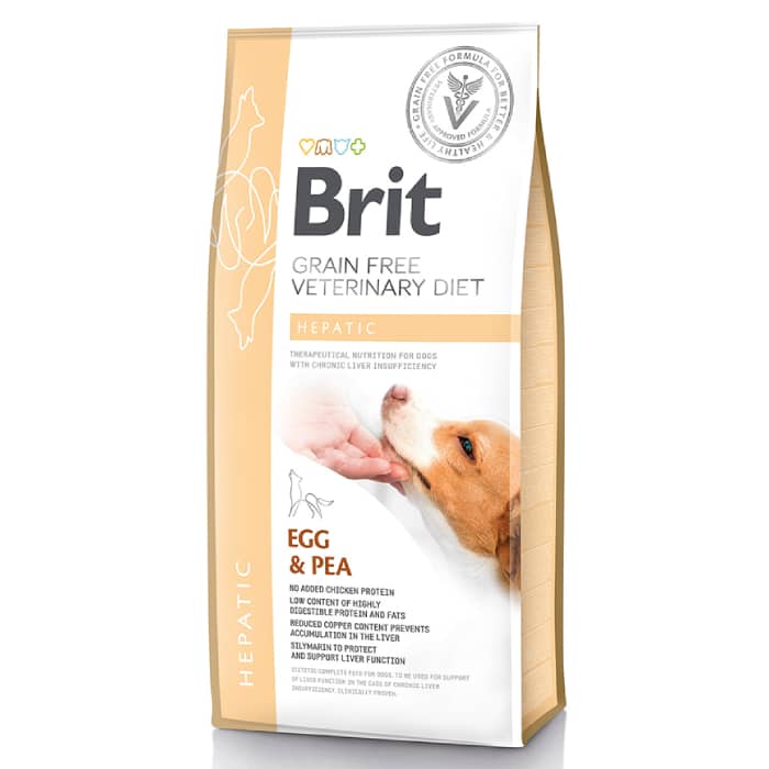 Brit Veterinary Diet Hepatic veterinārā suņu barība aknām 12 kg