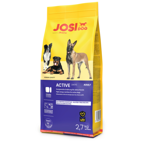 Josera JosiDog Active sausā suņu barība aktīviem suņiem 2.7 kg