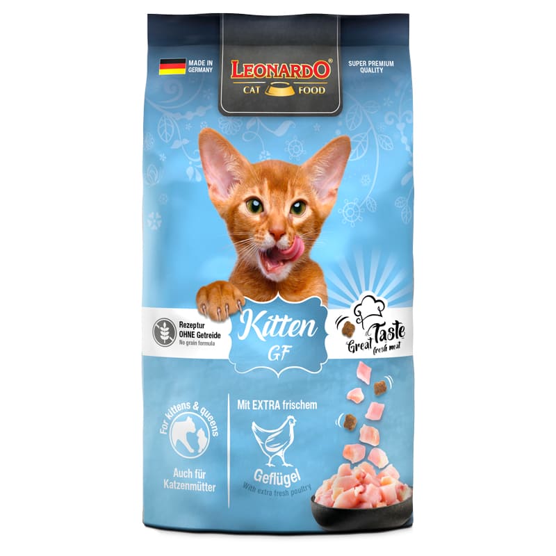 LEONARDO GF KITTEN bezgraudu sausā barība kaķēniem Vista 7.5kg