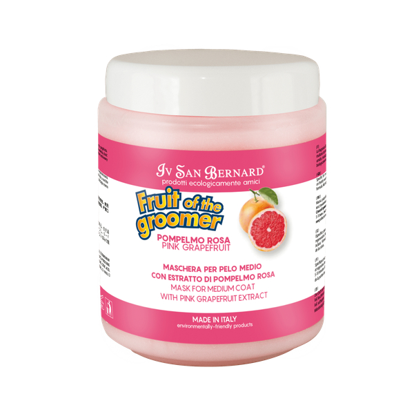 IV SAN BERNARD PINK GRAPEFRUIT maska suņiem, kaķiem vidējā garuma spalvai 1000ml