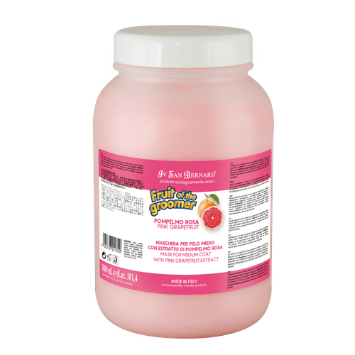 IV SAN BERNARD PINK GRAPEFRUIT maska suņiem, kaķiem vidējā garuma spalvai 3000ml