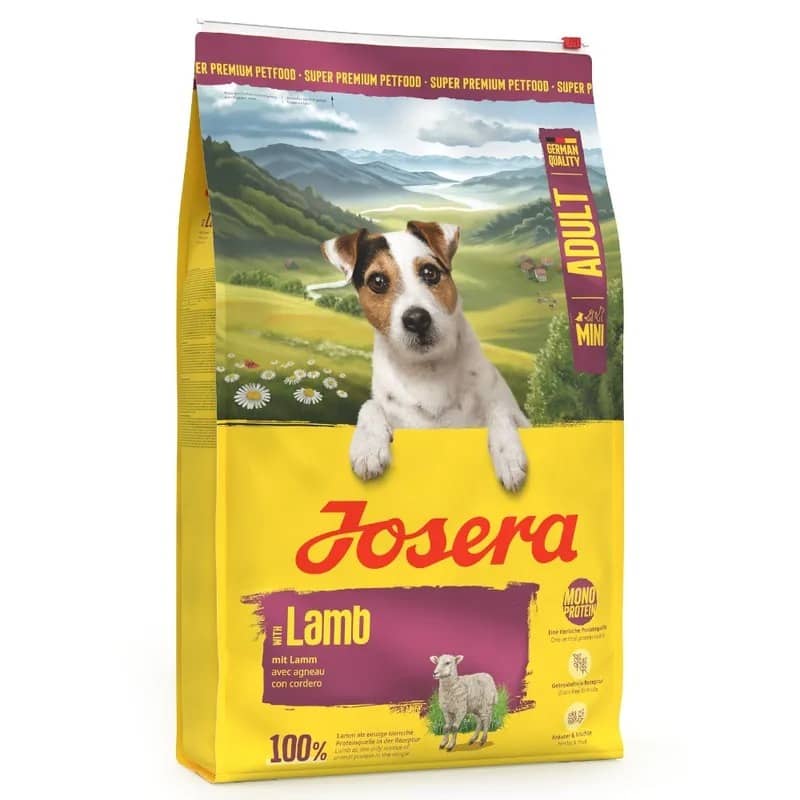 Josera Mini Adult Lamb sausā suņu barība mazajām šķirnēm bezgraudu ar jēru 10 kg