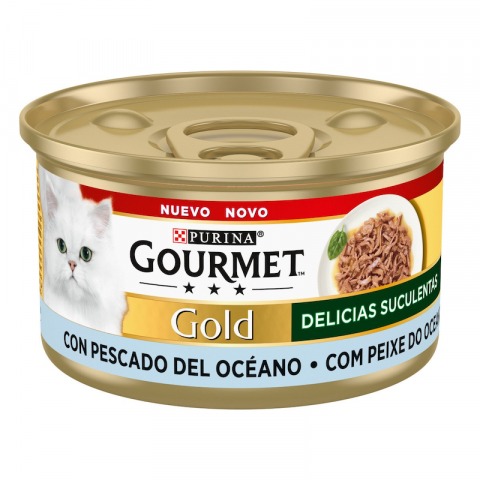 GOURMET GOLD DELIGHTS kaķu konservi Okeāna zivis 85g
