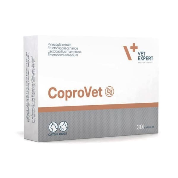 VetExpert CoproVet kapsulas ekskrementu ēšanas novēršanai suņiem un kaķiem N30
