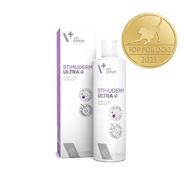 VetExpert Stimuderm Short šampūns suņiem pret spalvas izkrišanu 250 ml