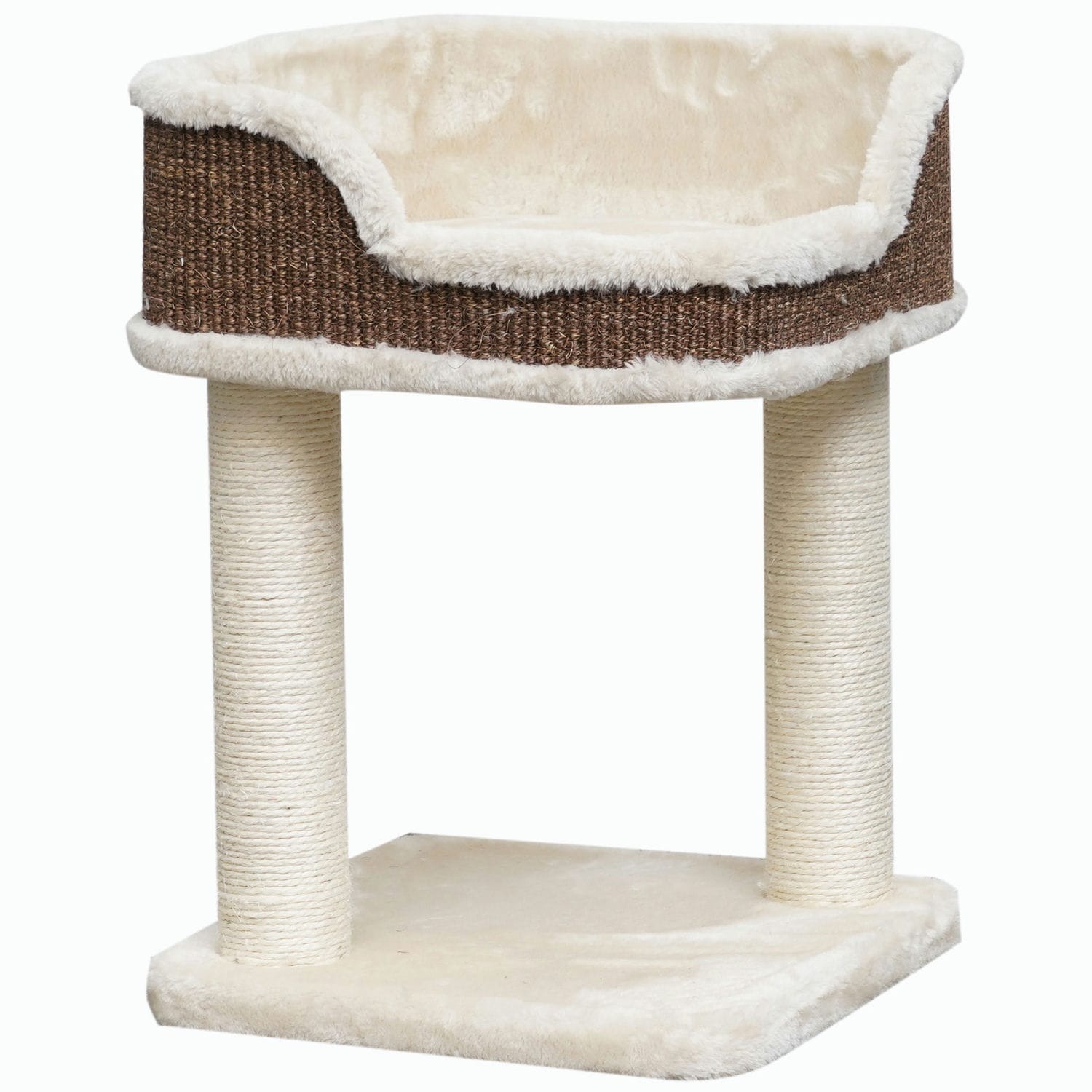BUNGALO kaķu guļvieta, nagu asināmais 51cm