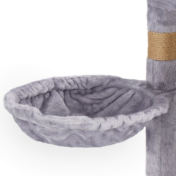 Nagu asināmie - mājiņa kaķiem Grey 124cm