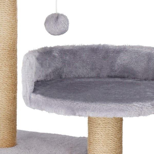 Nagu asināmie - mājiņa kaķiem Grey 129cm