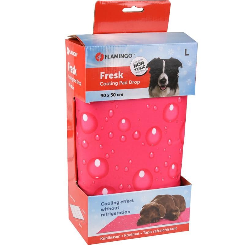 FLAMINGO FRESK DROP atvēsinošs paklājs suņiem PINK L 90x50cm