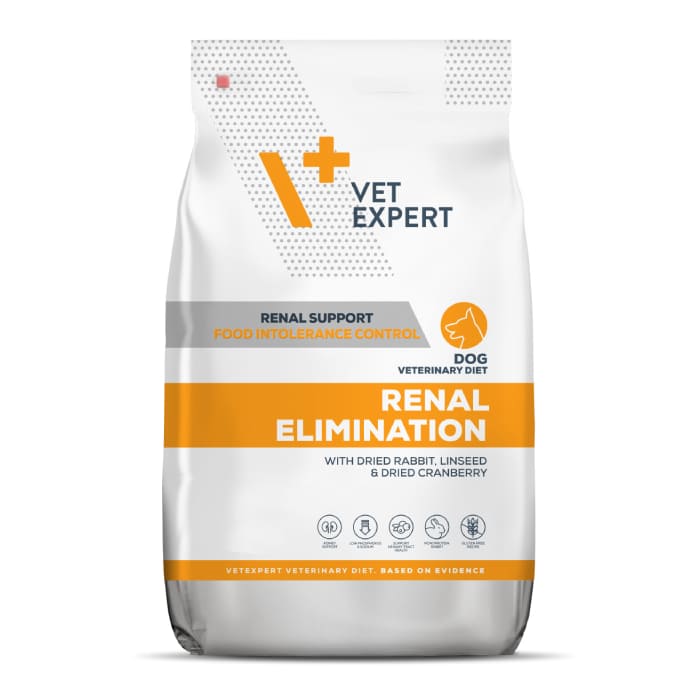 VetExpert VD Renal Elimination veterinārā suņu barība nierēm 8 kg