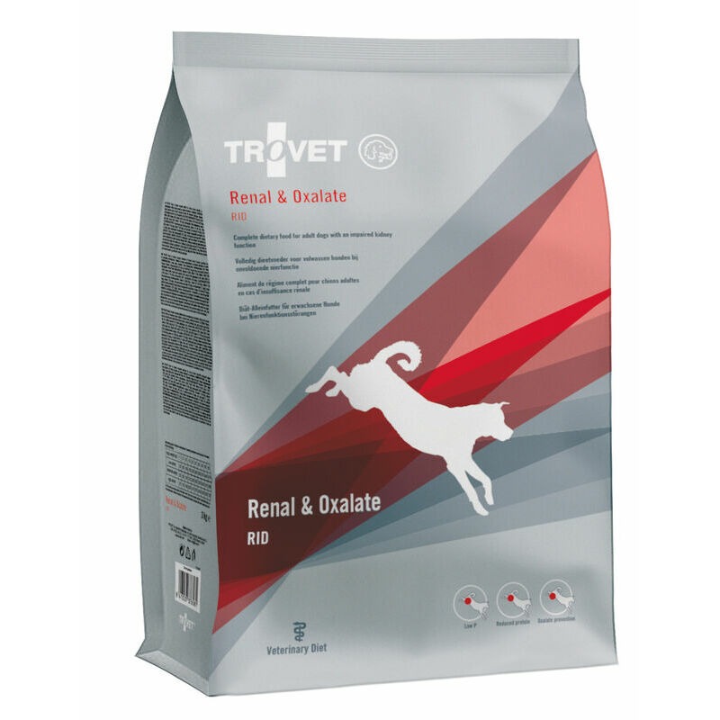 Trovet Renal & Oxalate RID sausā suņu barība nierēm 12.5 kg
