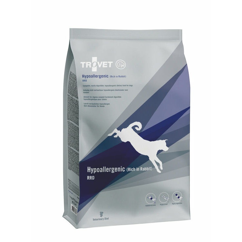 Trovet Hypoallergenic RRD veterinārā suņu barība alerģijām ar trusi 3 kg