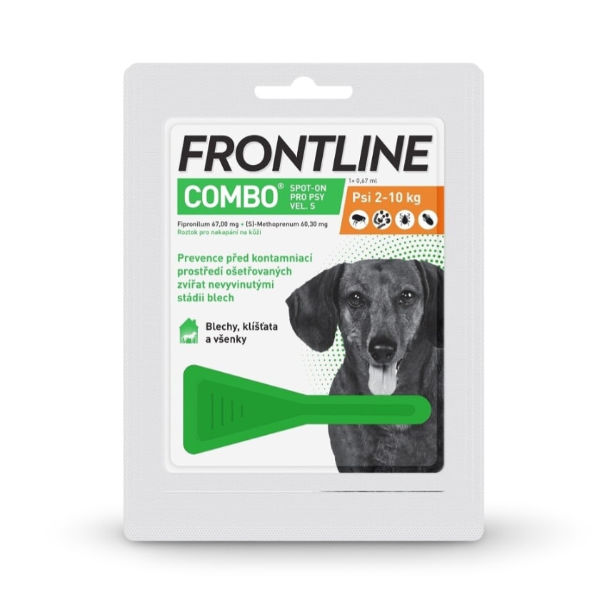 Frontline Combo pretblusu pilieni suņiem 2–10 kg N1